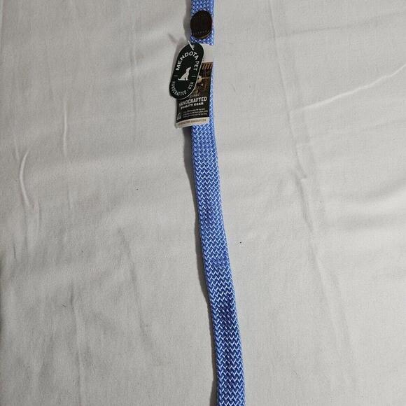 Mendota Pet Collar Braided Dog  1"w Up To 24" MADE in the USA HANDCRAFTED Blue - Picture 5 of 6